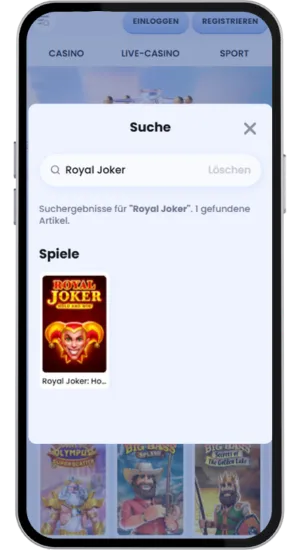 Spiel finden